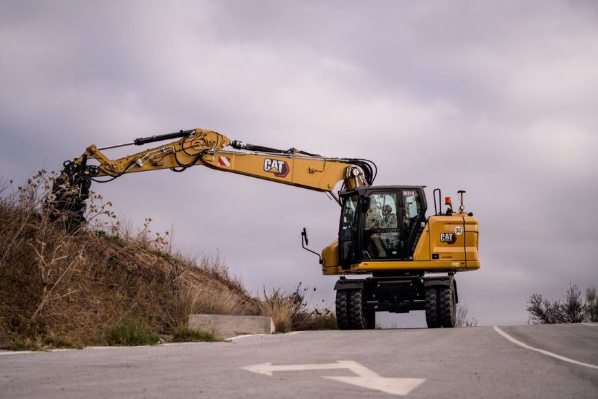 NEW CAT M319 WHEELED EXCAVATOR DELIVERS HIGH PERFORMANCE WITH A COMPACT FRONT AND TAIL SWING DESIGN